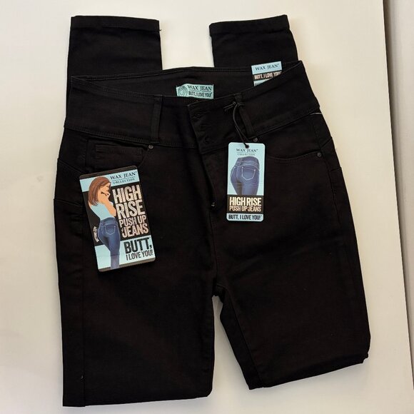 Urban Planet - Black high rise skinny jeans - Size 9 / 29 - Picture 4 of 13